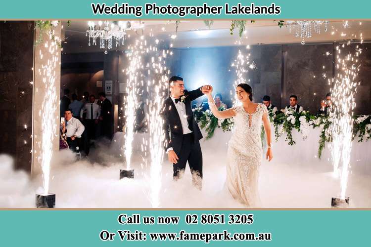 Photo of the Groom and the Bride dancing on the dance floor Lakelands NSW 2282