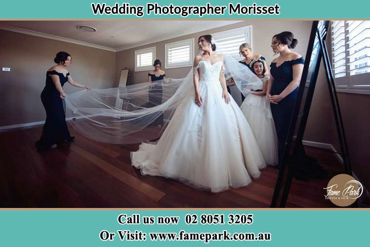 Photo of the Bride and the secondary sponsor preparing Morisset NSW 2264